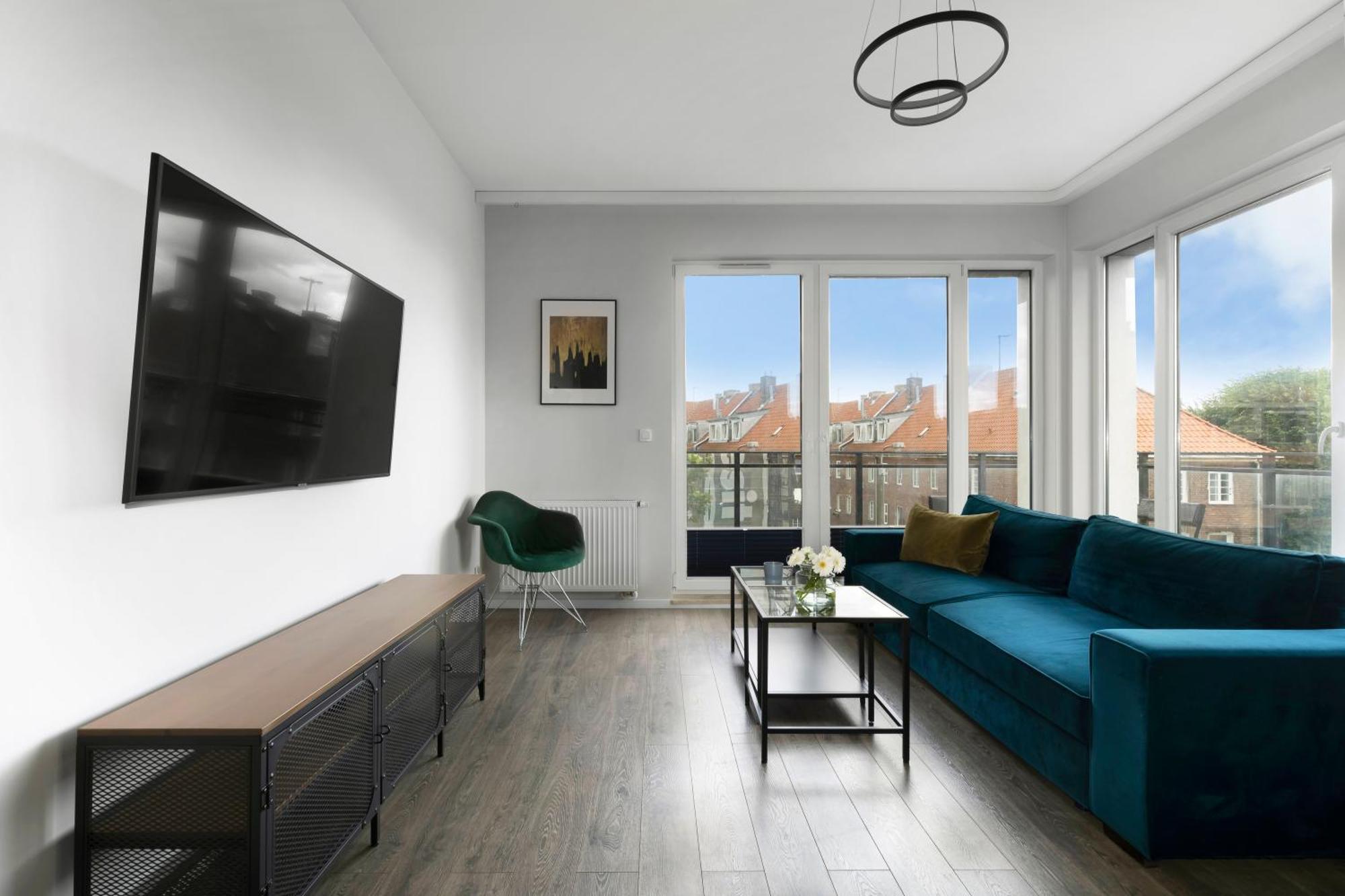 גדנסק Blue Raven Downtown Apartments מראה חיצוני תמונה